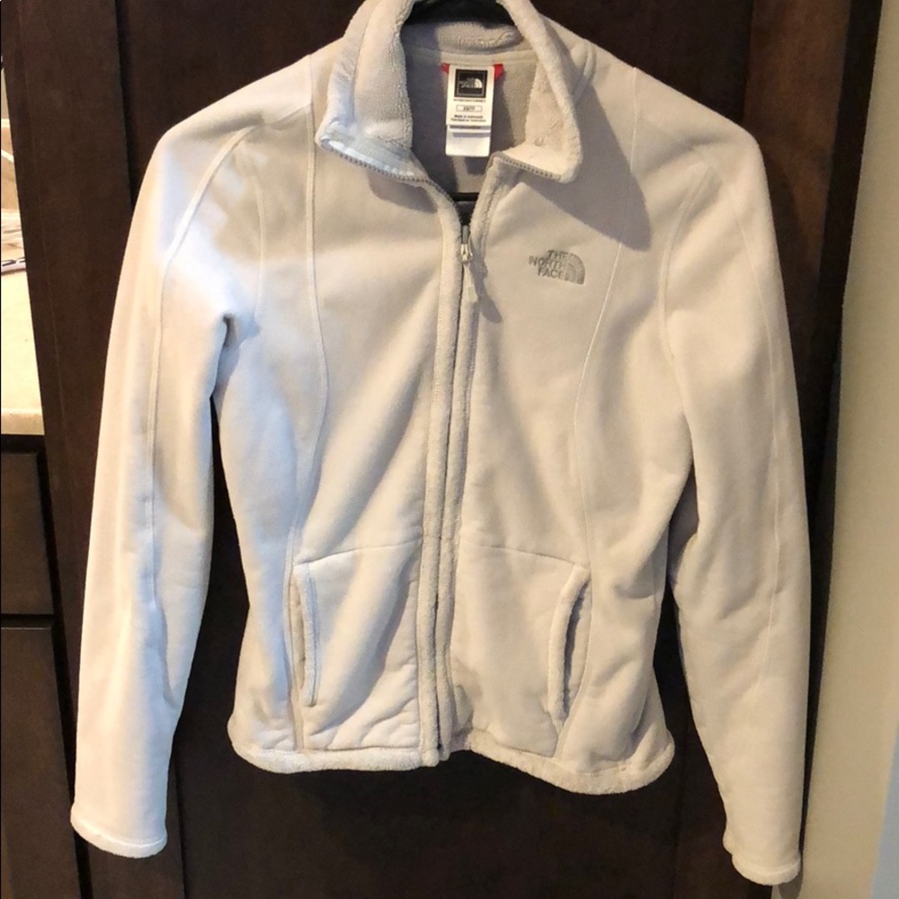 North face fleece coat with fuzzy interior